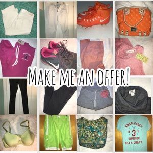 Come visit my closet and make a reasonable offer!